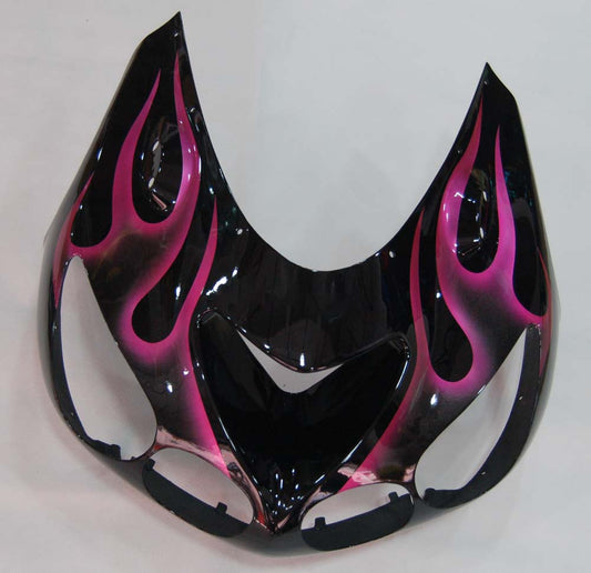 Per Ninja ZX14R 2006-2011 Nero e Viola Carrozzeria Carenatura ABS Stampato Ad Iniezione Plastica Set 4 # Generico