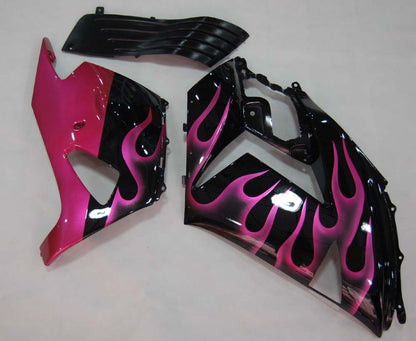 Per Ninja ZX14R 2006-2011 Nero e Viola Carrozzeria Carenatura ABS Stampato Ad Iniezione Plastica Set 4 # Generico