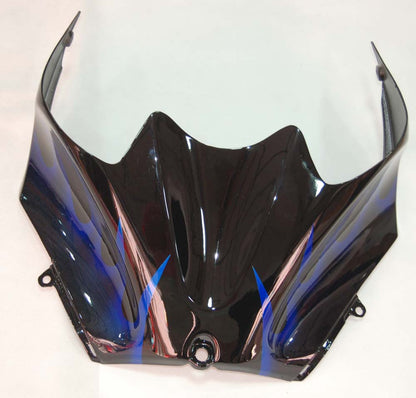 Carene 2006-2011 Kawasaki ZX14R Black &amp; Blue Flame Ninja Racing Generico