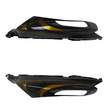 Carene 2006-2011 Kawasaki ZX14R Black &amp; Gold Flame Ninja Generico