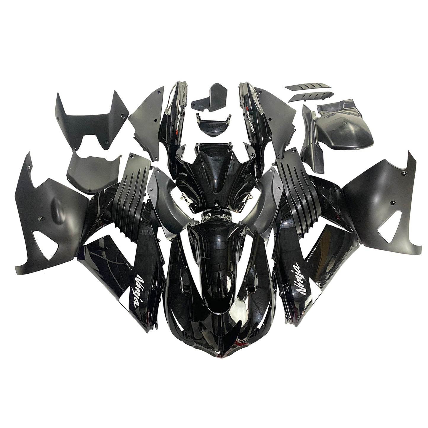 Carene 2006-2011 Kawasaki ZX14R Nero Ninja Generico