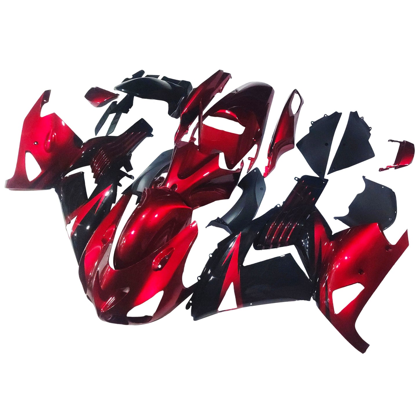 Amotopart Kawasaki ZX14R 2006-2011 Kit carena Carrozzeria Plastica ABS