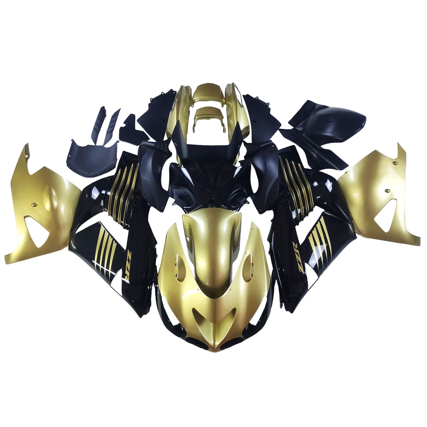 Amotopart Kawasaki ZX14R 2006-2011 Kit carena Carrozzeria Plastica ABS