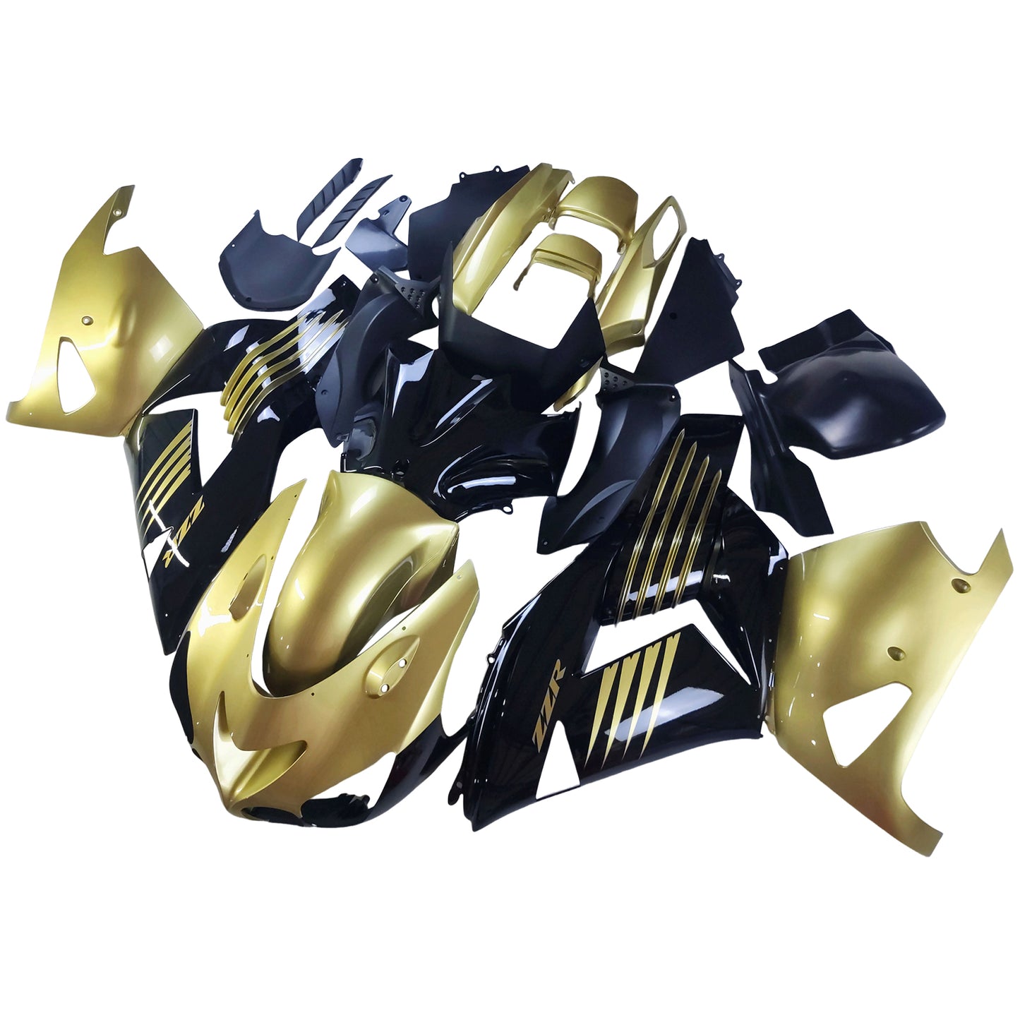 Amotopart Kawasaki ZX14R 2006-2011 Kit carena Carrozzeria Plastica ABS