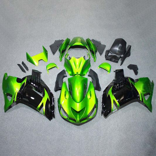 Amotopart Kawasaki ZX14R 2006-2011 Kit carena Carrozzeria Plastica ABS