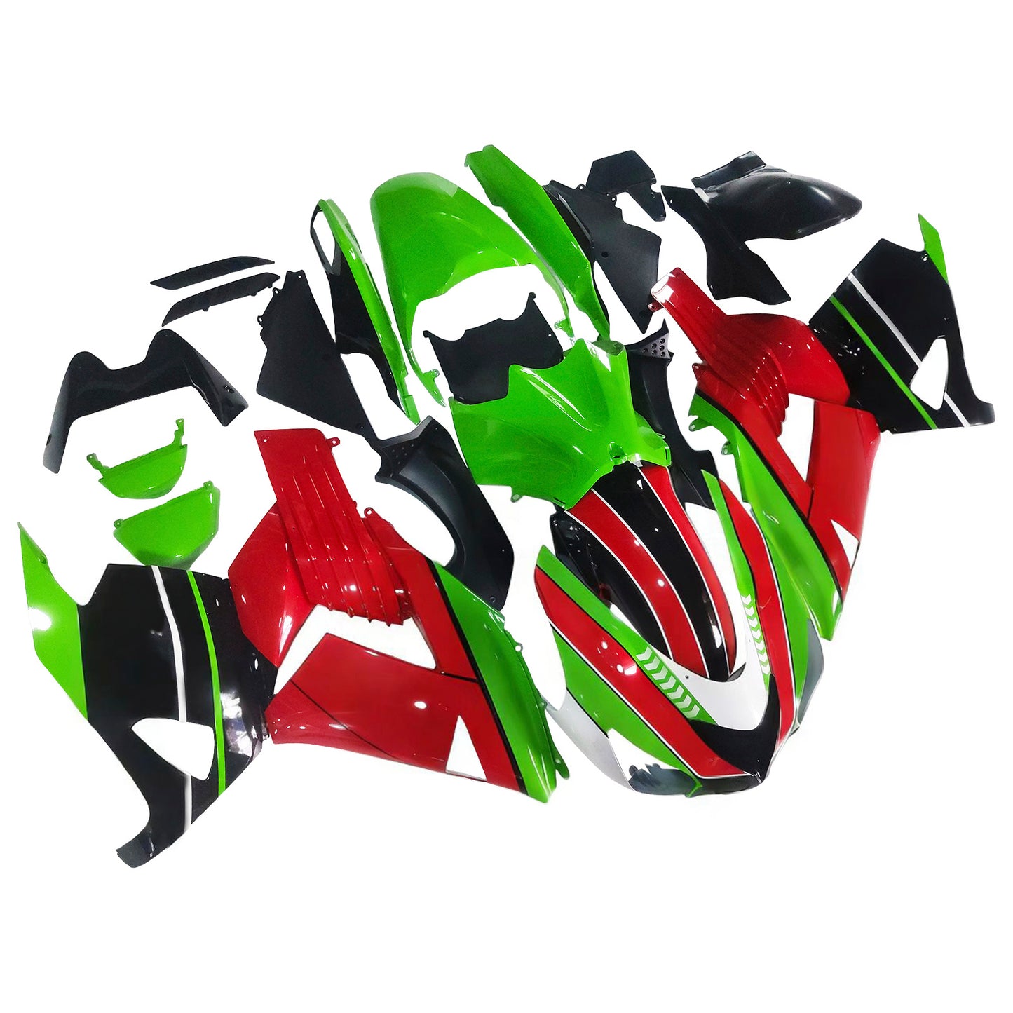 Amotopart Kawasaki ZX14R 2006-2011 Kit carena Carrozzeria Plastica ABS
