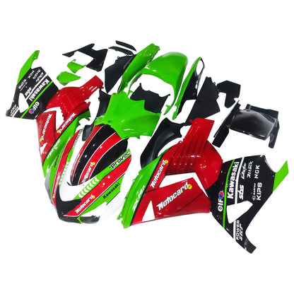 Amotopart Kawasaki ZX14R 2006-2011 Kit carena Carrozzeria Plastica ABS