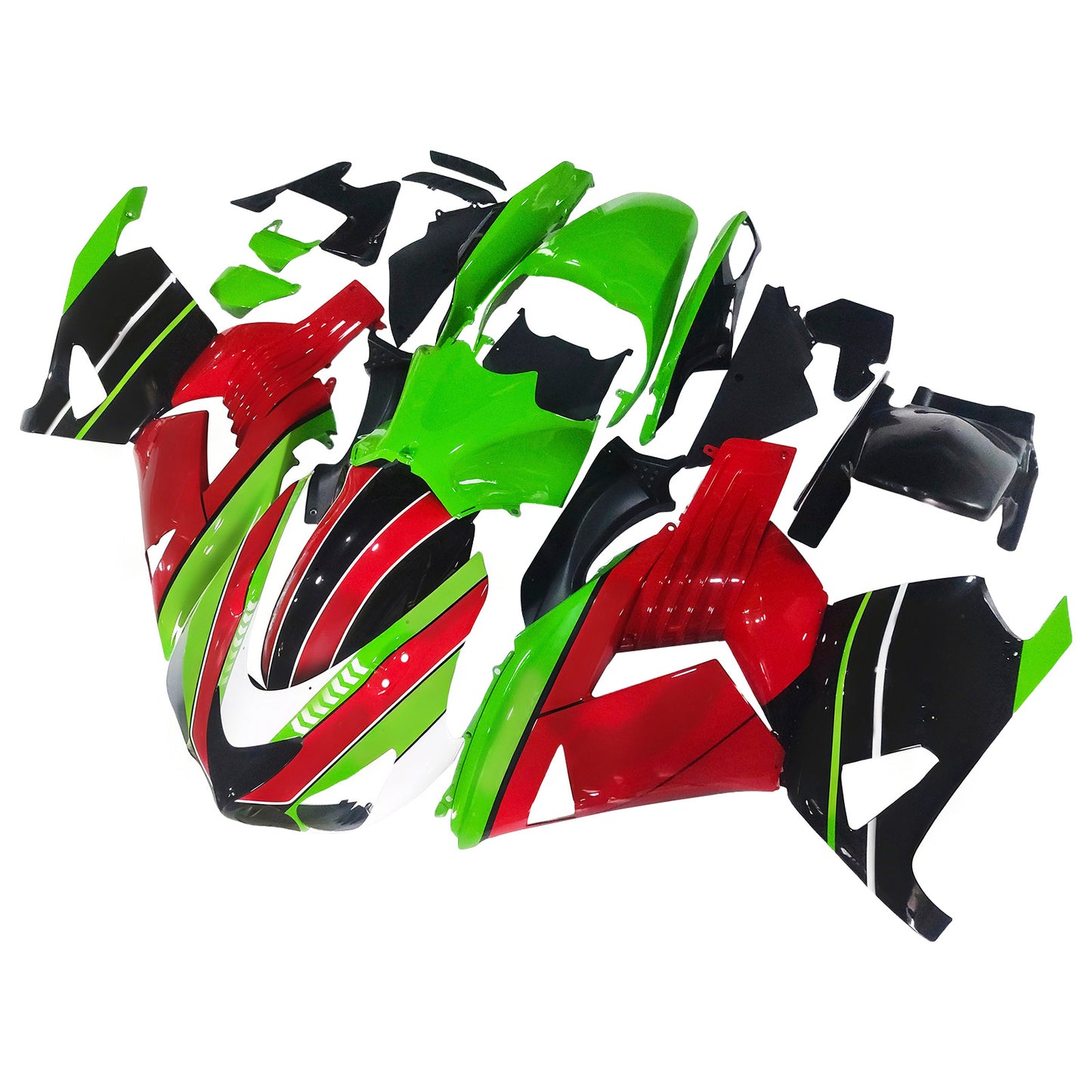 Amotopart Kawasaki ZX14R 2006-2011 Kit carena Carrozzeria Plastica ABS