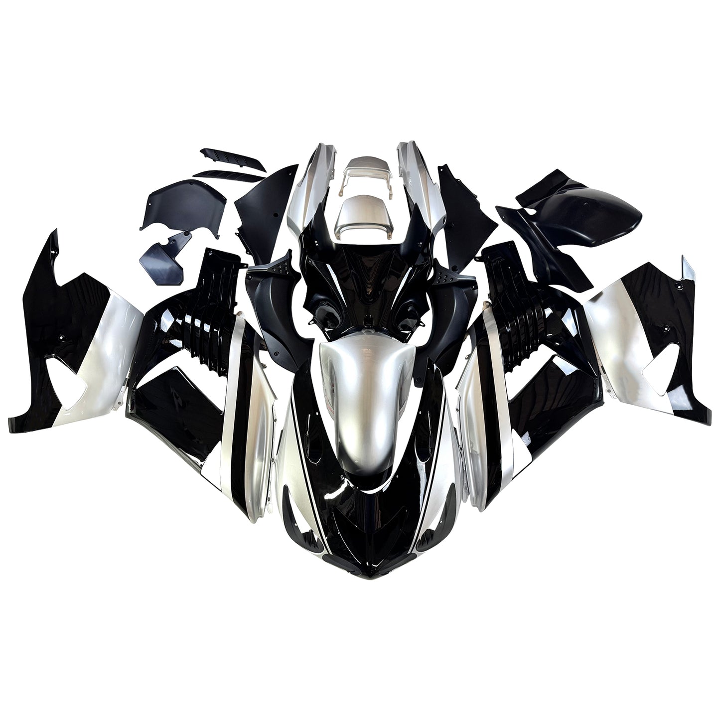 Amotopart Kawasaki ZX14R 2006-2011 Kit carena Carrozzeria Plastica ABS