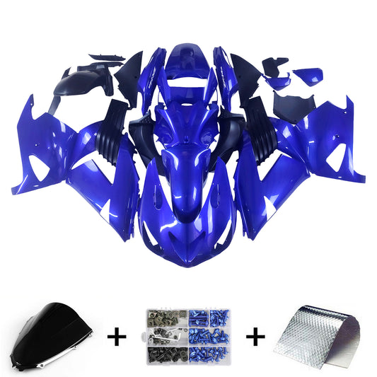 Amotopart Kawasaki ZX14R 2006-2011 Kit carena Carrozzeria Plastica ABS