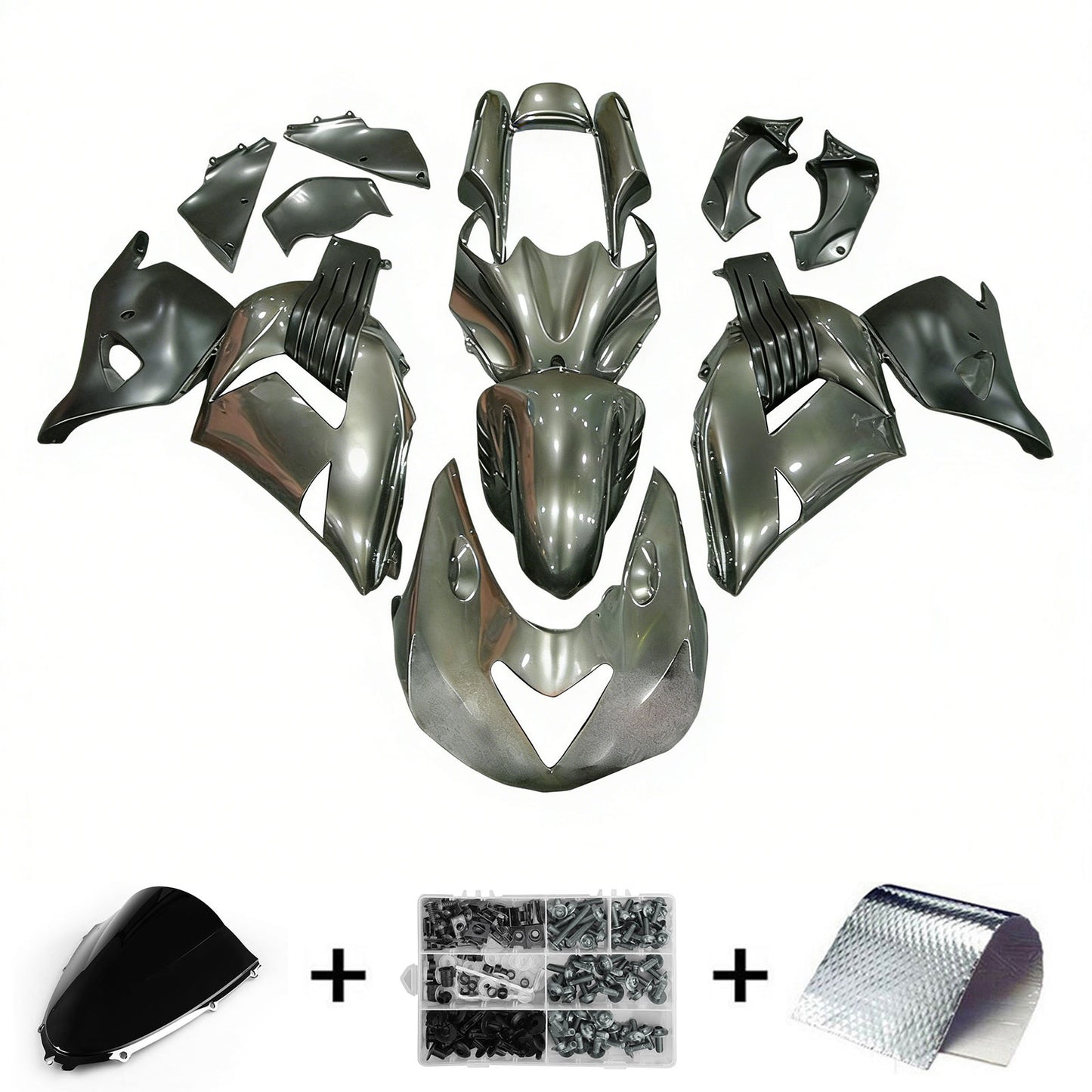 Carrozzeria kit carenatura iniezione Kawasaki ZX14R ZZR1400 2006-2011