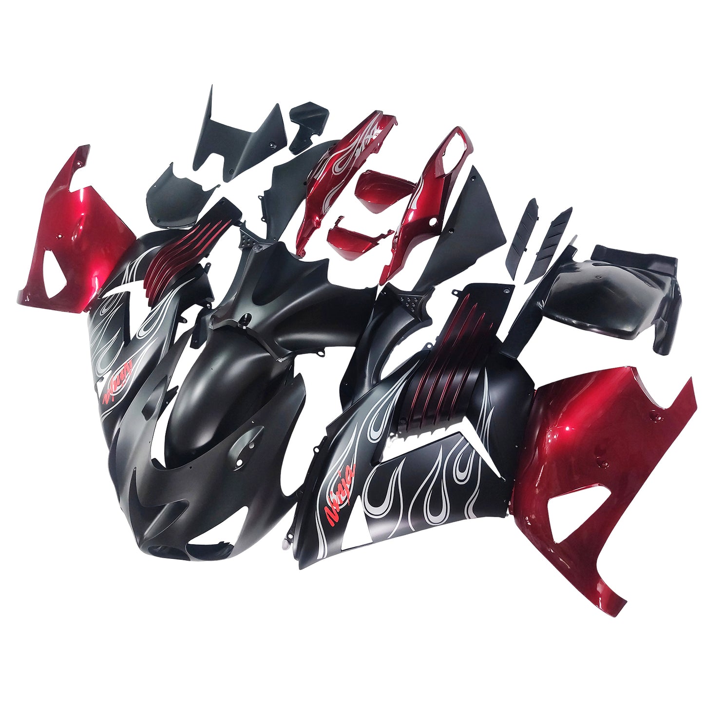 Carrozzeria kit carenatura iniezione Kawasaki ZX14R ZZR1400 2006-2011