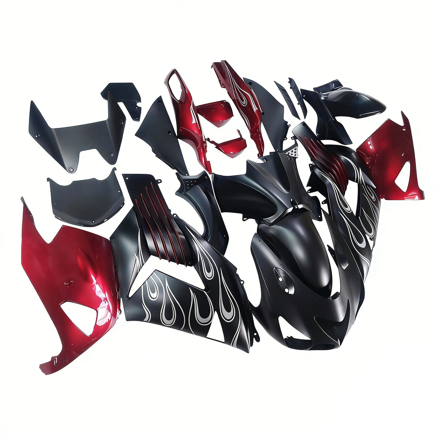 Carrozzeria kit carenatura iniezione Kawasaki ZX14R ZZR1400 2006-2011
