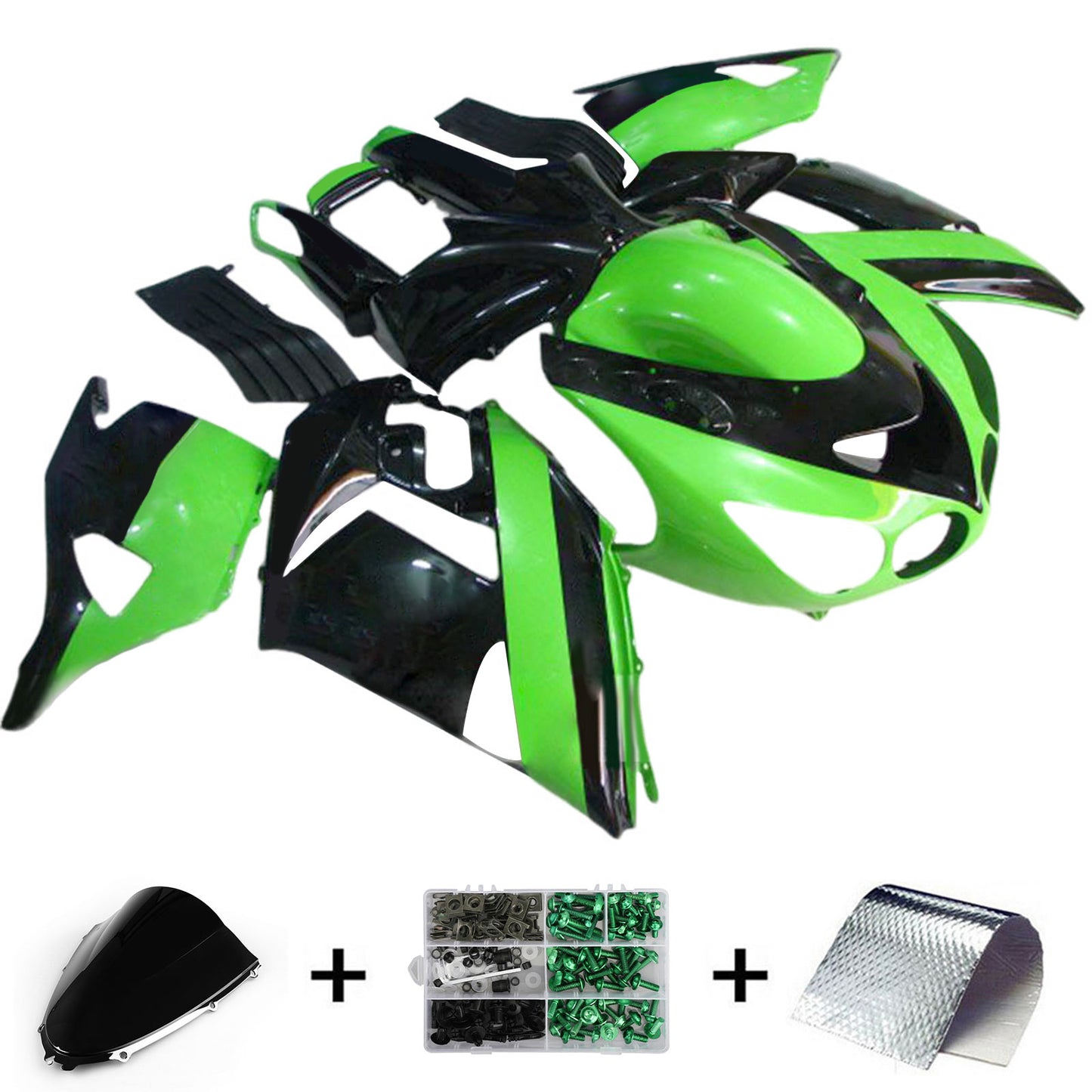Carrozzeria kit carenatura iniezione Kawasaki ZX14R ZZR1400 2006-2011