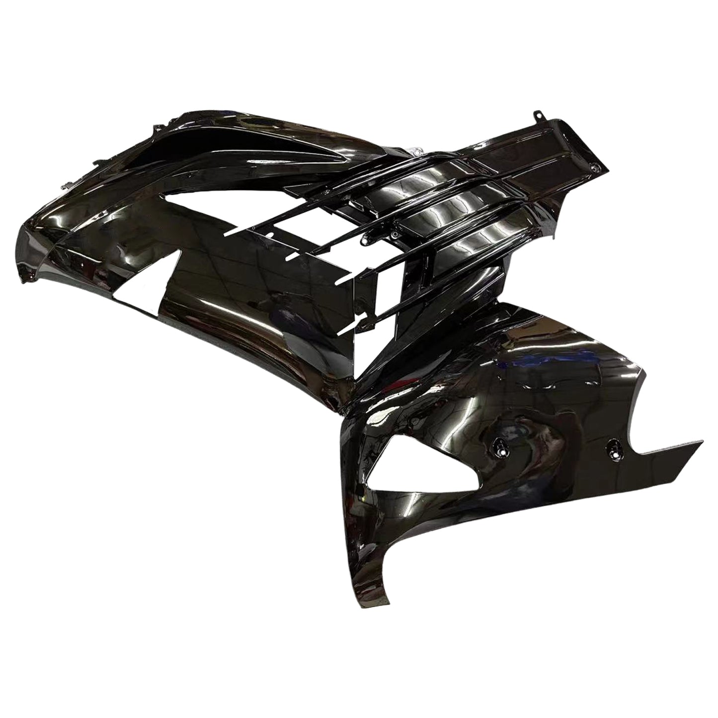 Per Ninja ZX14R 2012-2021 Nero Carrozzeria Carenatura ABS Stampato Ad Iniezione Plastica Set 1 # Generico