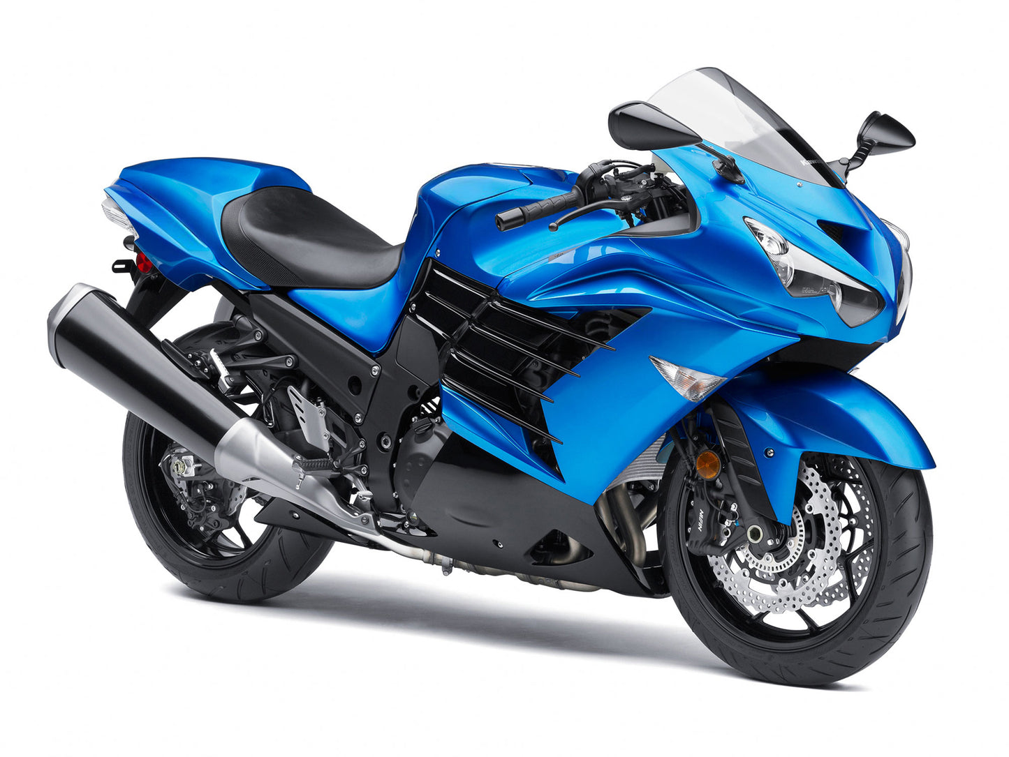 Per Ninja ZX14R (2012-2021) Carrozzeria Carenatura ABS Stampato ad iniezione Plastica Set 11 colori Generico