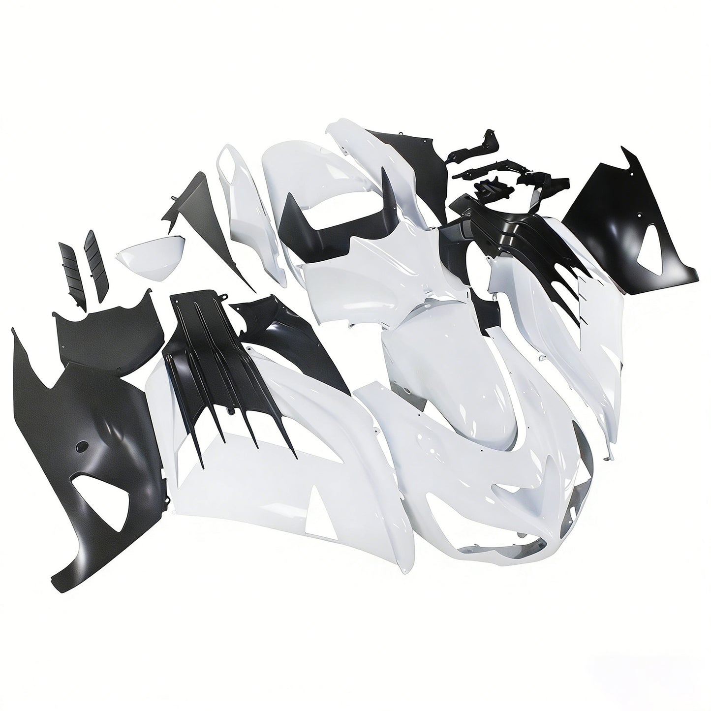 Amotopart Kawasaki 2012-2021 ZX14R White Fearing Kit