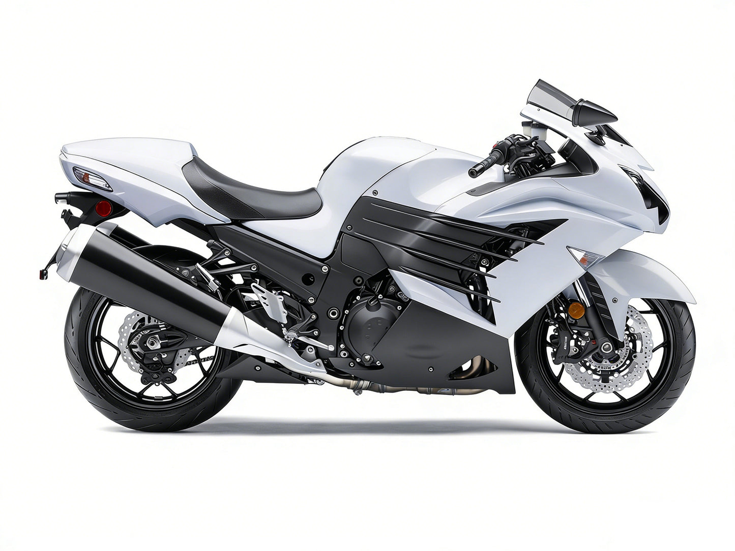 Per Ninja ZX14R (2012-2021) Carrozzeria Carenatura ABS Stampato ad iniezione Plastica Set 11 colori Generico