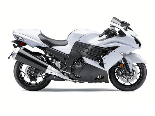 Carene Plastiche 2012-2021 Kawasaki ZX14R Ninja White Racing Generico