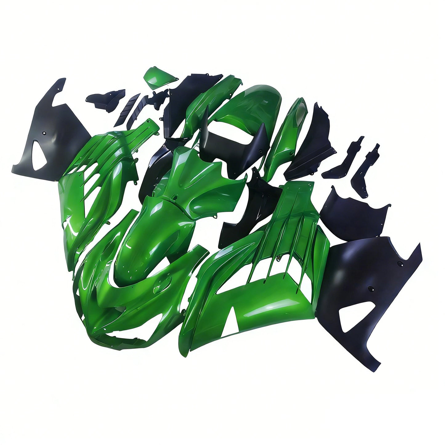 Carene Plastiche 2012-2021 Kawasaki ZX14R Ninja Verde Generico