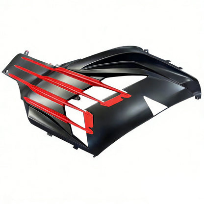 Per Ninja ZX14R 2012-2021 Nero Rosso Carrozzeria Carenatura ABS Stampato ad iniezione Plastica Set 8 # Generico