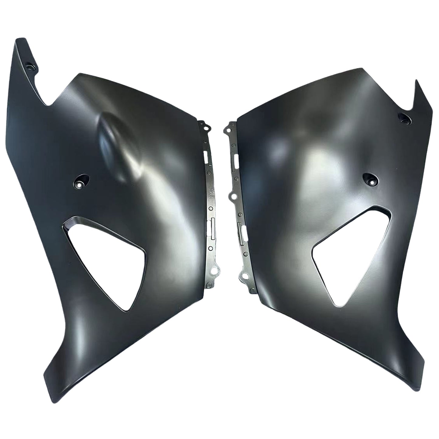 Per Ninja ZX14R 2012-2021 Nero Rosso Carrozzeria Carenatura ABS Stampato ad iniezione Plastica Set 8 # Generico