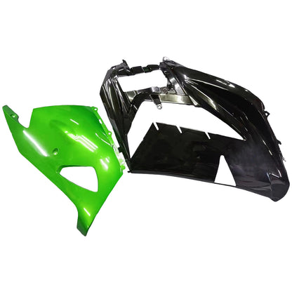 Per Ninja ZX14R 2012-2021 Green Black Carrozzeria Carenatura ABS Stampato ad iniezione Plastica Set 10 # Generico