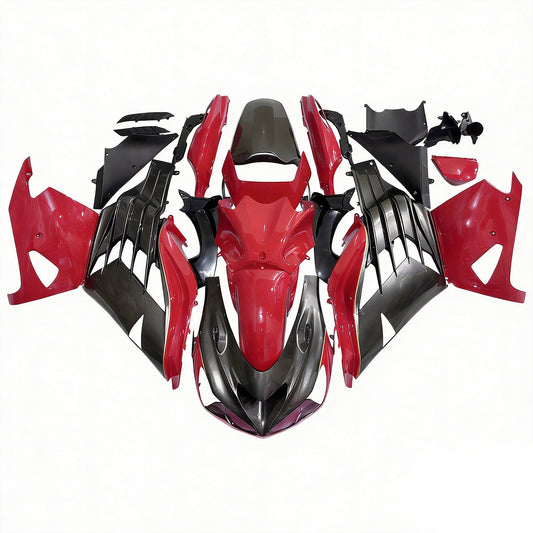 Carenature Plastiche 2012-2021 Kawasaki ZX14R Ninja Rosso Bronzo Generico