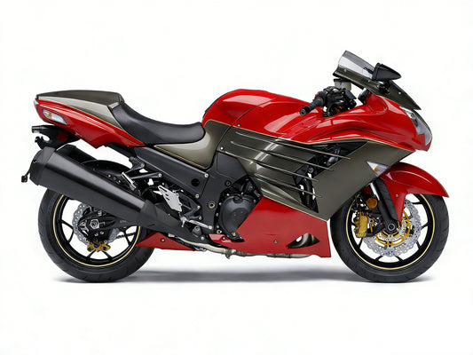 Carene Plastiche 2012-2021 Kawasaki ZX14R Ninja Red Bronze Racing Generico