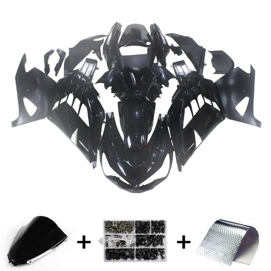 Amotopart Kawasaki 2012-2021 Kit di travestimento nero ZX14R