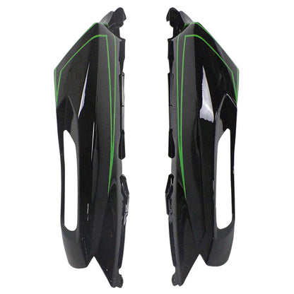 Amotopart Kawasaki 2012-2021 ZX14R Nero con kit di paura verde