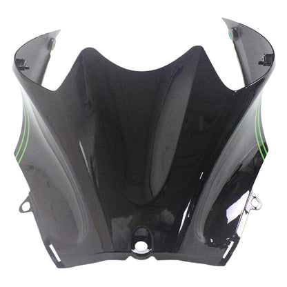 Amotopart Kawasaki 2012-2021 ZX14R Nero con kit di paura verde