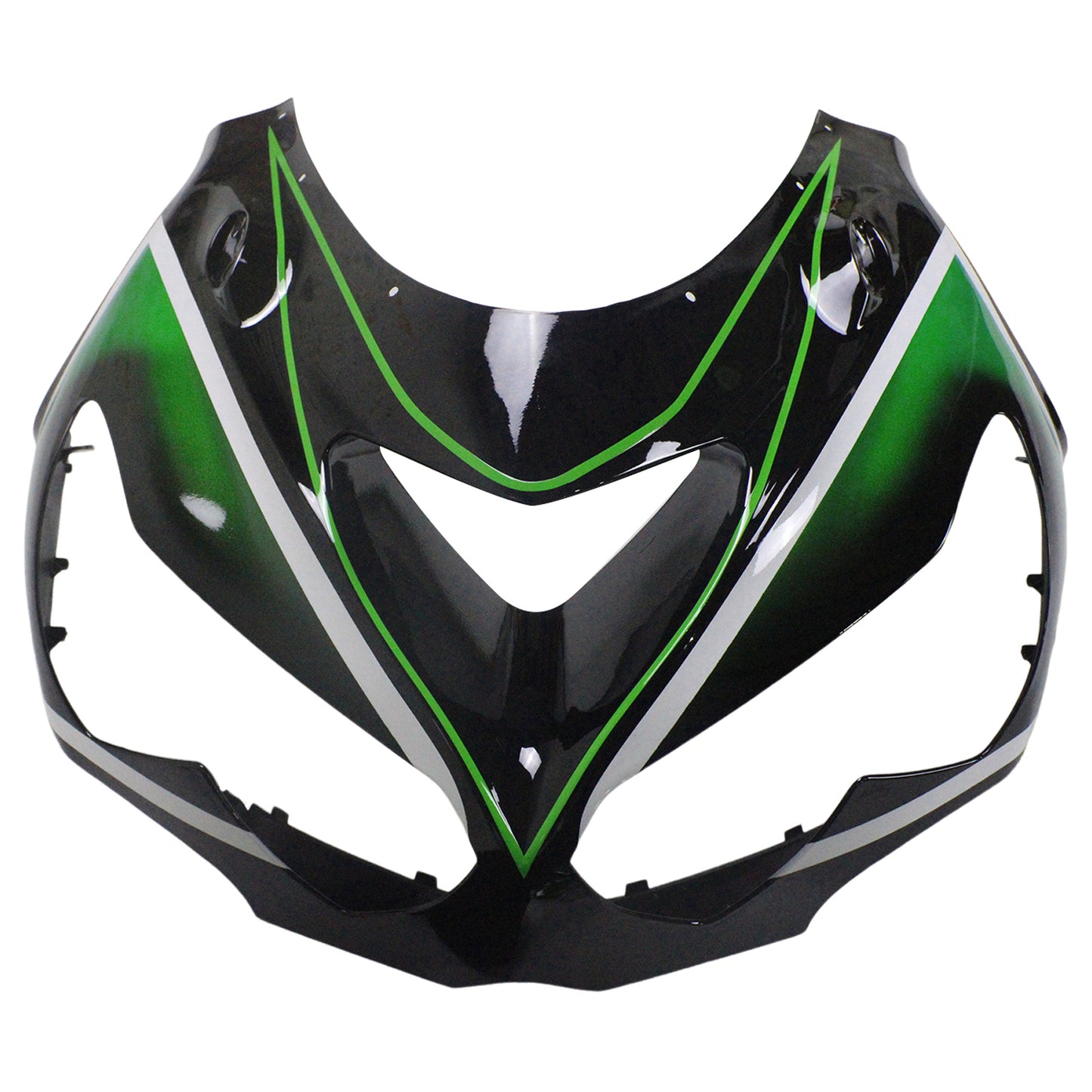 Amotopart Kawasaki 2012-2021 ZX14R Nero con kit di paura verde