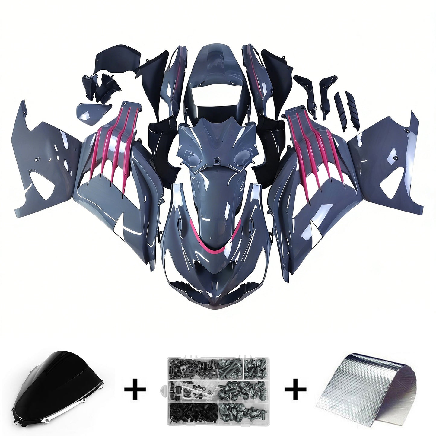Carrozzeria kit carenatura iniezione Kawasaki ZX14R ZZR1400 2012-2022