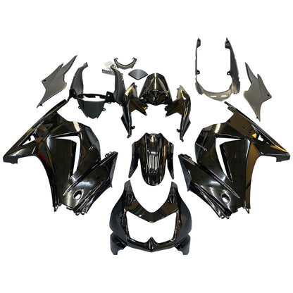 Carene 2008-2012 Kawasaki ZX250R EX250 Nero Ninja ZX250 Racing Generico