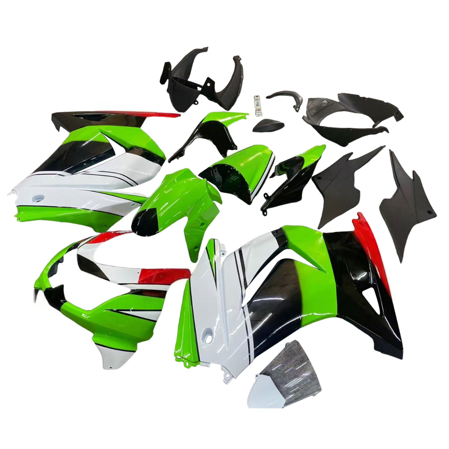 2008-2012 Kawasaki EX250 Ninja250R Kit carenatura iniezione Carrozzeria in plastica