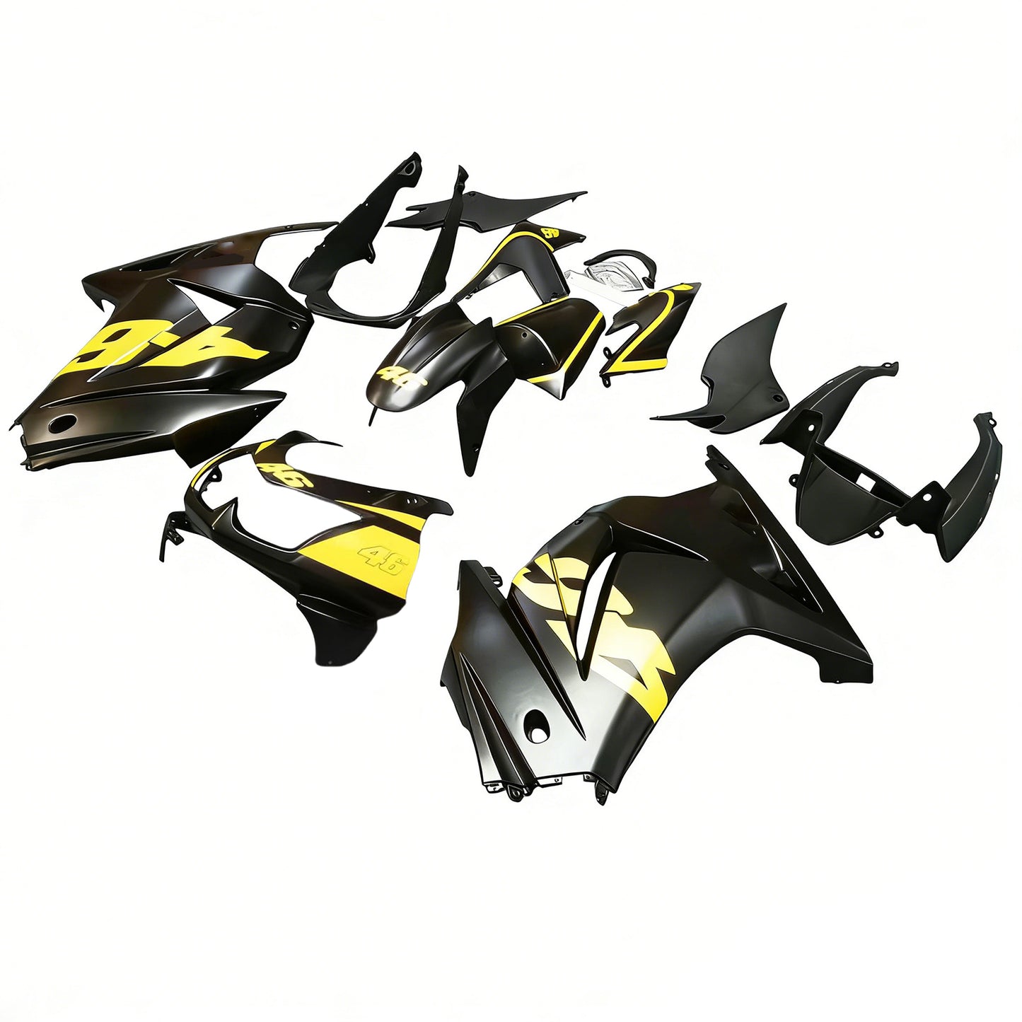 2008-2012 Kawasaki EX250 Ninja250R Kit carenatura iniezione Carrozzeria Plastica ABS