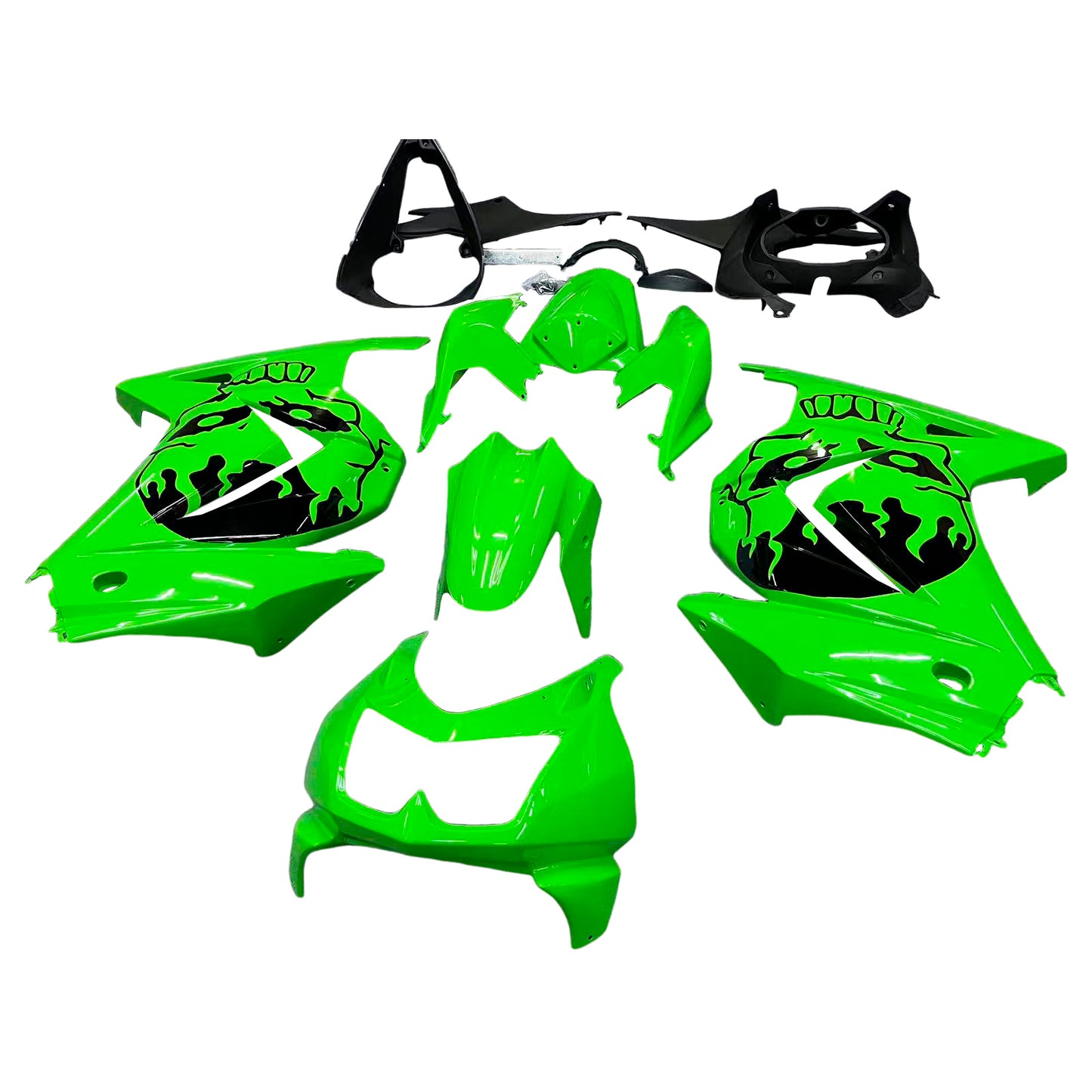 2008-2012 Kawasaki EX250 Ninja250R Kit carenatura iniezione Carrozzeria Plastica ABS