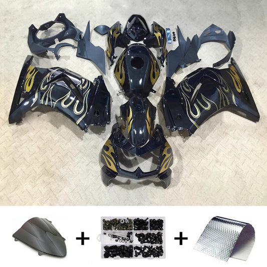 Kit carenatura iniezione in plastica ABS adatto per Kawasaki EX250 Ninja250R 2008-2012
