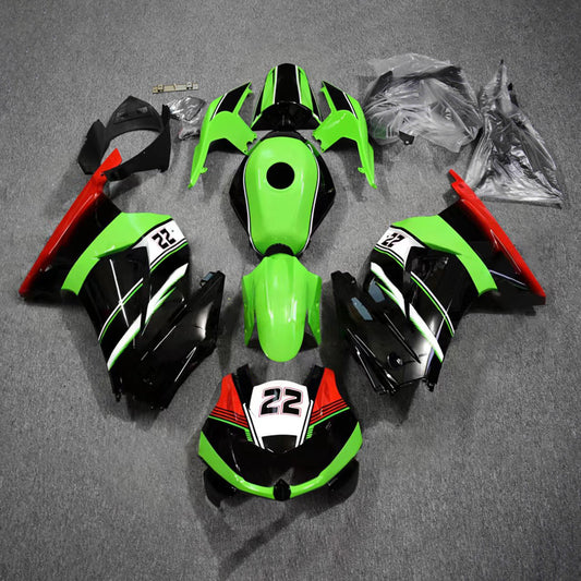 Kit carenatura iniezione in plastica ABS adatto per Kawasaki EX250 Ninja250R 2008-2012