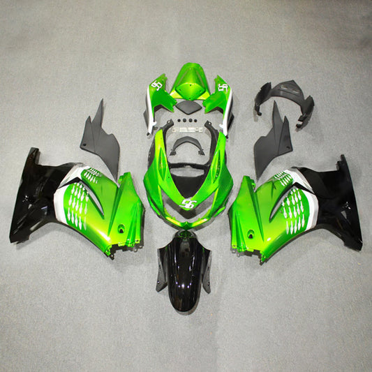 Kit carenatura iniezione in plastica ABS adatto per Kawasaki EX250 Ninja250R 2008-2012