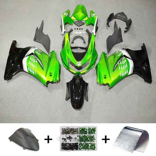 Kit carenatura iniezione in plastica ABS adatto per Kawasaki EX250 Ninja250R 2008-2012