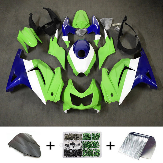 Kit carenatura iniezione in plastica ABS adatto per Kawasaki EX250 Ninja250R 2008-2012
