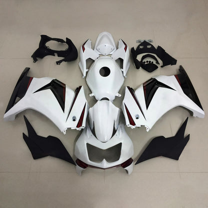 Kit carenatura iniezione in plastica ABS adatto per Kawasaki EX250 Ninja250R 2008-2012