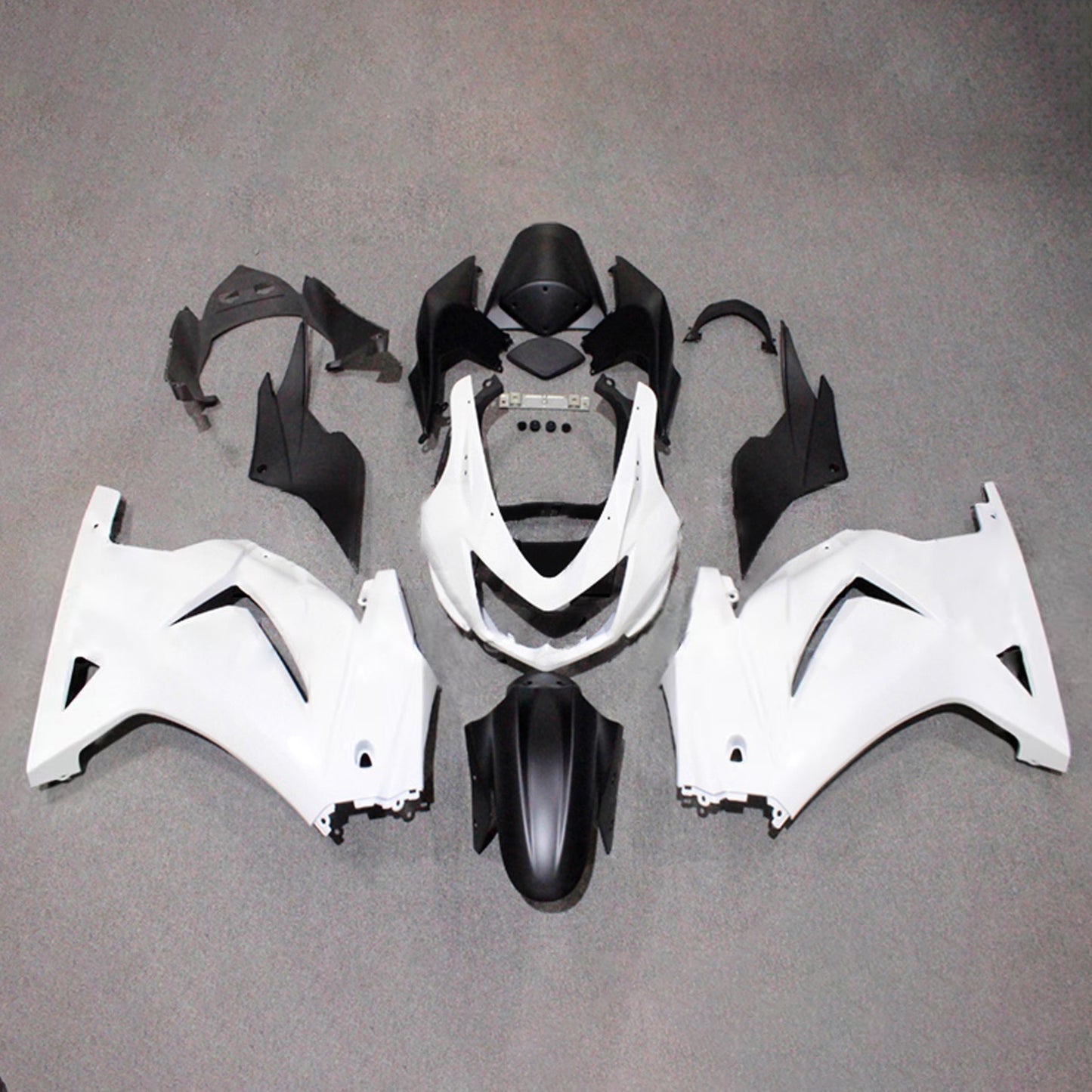 Kit carenatura iniezione in plastica ABS adatto per Kawasaki EX250 Ninja250R 2008-2012