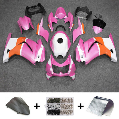 Kit carenatura iniezione in plastica ABS adatto per Kawasaki EX250 Ninja250R 2008-2012