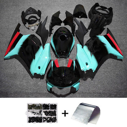 Kit carenatura iniezione in plastica ABS adatto per Kawasaki EX250 Ninja250R 2008-2012
