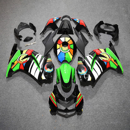 Kit carenatura iniezione in plastica ABS adatto per Kawasaki EX250 Ninja250R 2008-2012