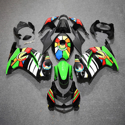 Kit carenatura iniezione in plastica ABS adatto per Kawasaki EX250 Ninja250R 2008-2012