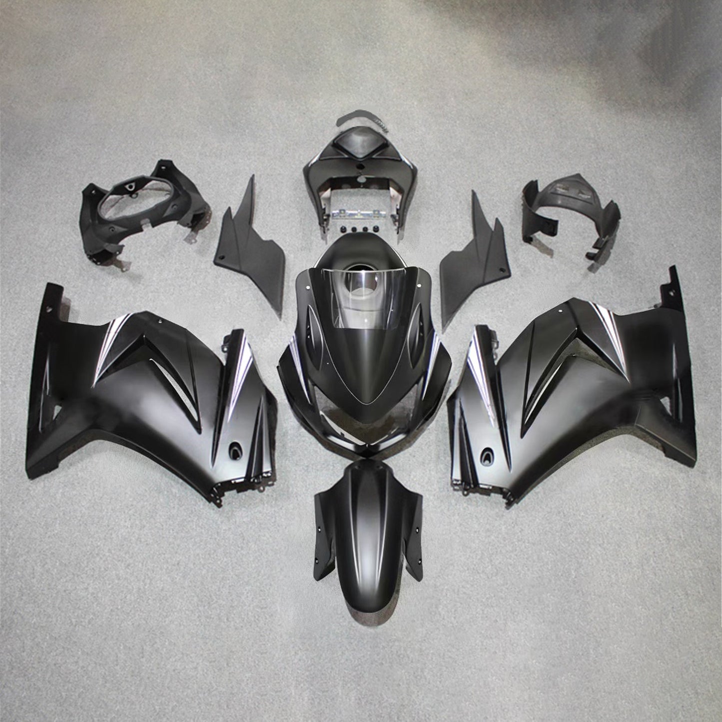 Kit carenatura iniezione in plastica ABS adatto per Kawasaki EX250 Ninja250R 2008-2012